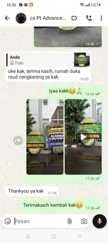 Testimonial Papan Bunga Pernikahan kawasan industri batang