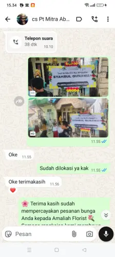 Testimonial Papan Bunga kawasan industri batang