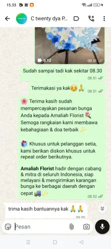 Testimonial Standing Flower kawasan industri batang